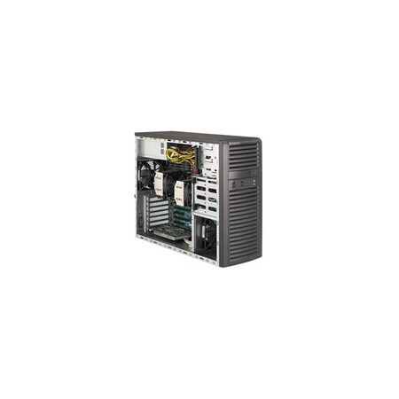 Supermicro 900W Mid-Tower Server Chassis (Black) CSE-732D4F-903B